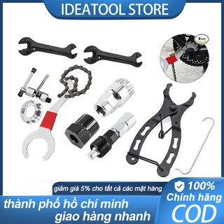 Bộ sửa xe đạp đầy đủ - Cắt xích + tháo trục khuỷu (10 chức năng)