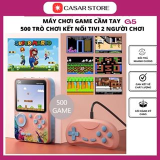 Máy Chơi Game Cầm Tay 500 Trò Chơi G5 - 2 Người Sử Dụng Kết Nối Tivi Âm Thanh Hình Ảnh Rõ Nét