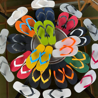 Dép xỏ ngón nam HD nhiều màu 02, dép kẹp Đế Bằng, cao su thái cao cấp, bền chắc & êm chân