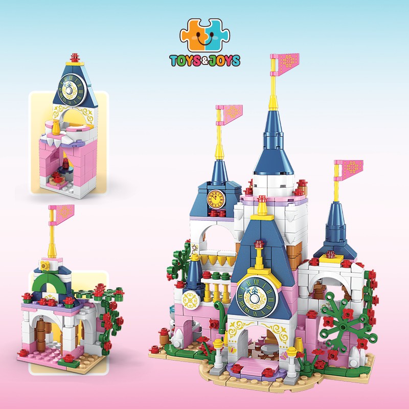 Đồ chơi lắp ráp Lâu đài cổ tích 6 trong 1 – Fairy Tale Castle (set 6 hộp) – 8776 - Toys & Joys