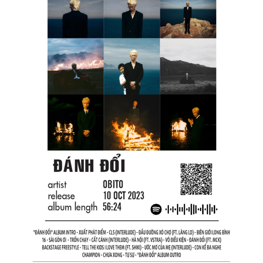 Poster Album Đánh Đổi Obito