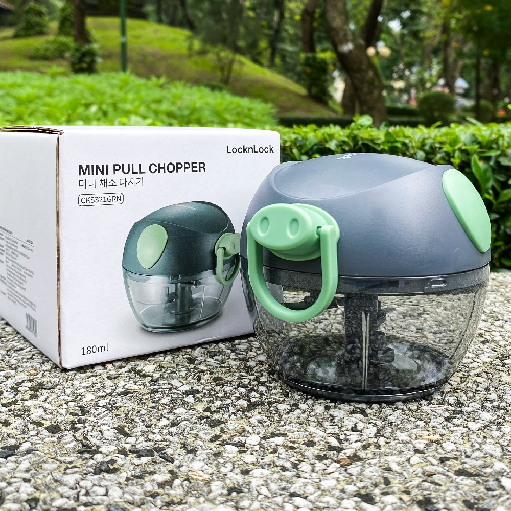 Máy Xay Tỏi Ớt LocknLock CKS321GRN – Xay Nhanh, Nhỏ Gọn, Dễ Vệ Sinh