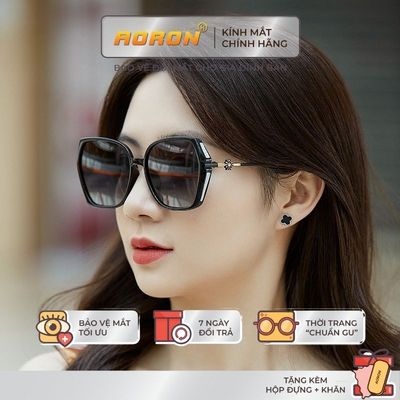 Kính Mát Nữ Cao Cấp AORON Chính Hãng Chống Chói, Chống Tia UV400 Không Lo Nhức Mỏi Mắt AK264