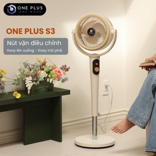 Quạt điện toàn hoàn lưu thông không khí điều khiển cơ bằng nút vặn - One Plus One More S3