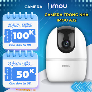 Camera Imou A32,camera wifi trong nhà Độ Phân Giải 3mp, Xoay 360 Độ, Đàm Thoại 2 Chiều,  Thanh Cảnh Báo Còi Hú