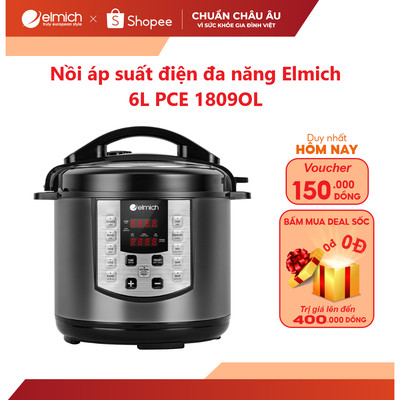 Nồi áp suất điện đa năng Elmich PCE1809GR dung tích 6L