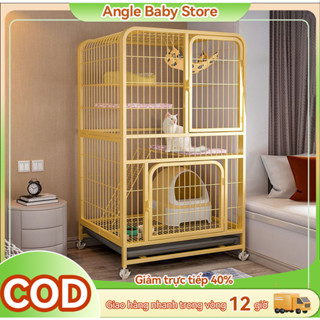 Chuồng mèo 2/3/4/5 tầng có bánh chuồng chó nhà mèo lớn trong nhà chuồng chó biệt thự mèo nền tảng lớn nhà cho mèo