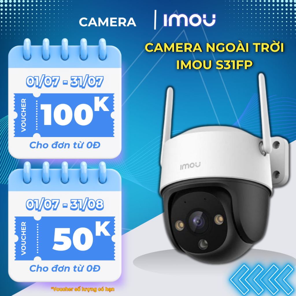 Camera  Ngoài Trời ,camera Imou S31fep, Độ Phân Giải Full HD Tích Hợp Báo Động, Có Màu Ban Đêm kết n