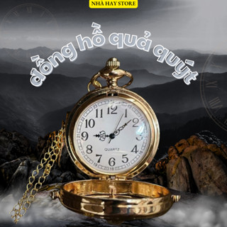 Đồng Hồ Bỏ Túi, Đồng Hồ Quả Quýt Cổ Điển Sang Trọng, có dây chuyền đeo