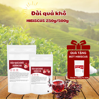 Hoa atiso đỏ sấy lạnh HIBISCUS  đài quả khô ngyên vị, không chất bảo quản, vị chua thanh