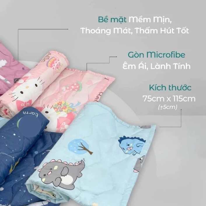 Chăn Chần Bông Cho Bé Tencel Microfiber CHAGOTA, Thông Thoáng Mọi Mùa, Công Năng Vải Thấm Hút Tốt 80x120cm 120x160cm | BigBuy360 - bigbuy360.vn