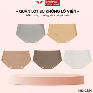 Set 5 quần lót nữ su thạch không đường may VINGO quần lót kháng khuẩn siêu tàng hình CB74 VNGO