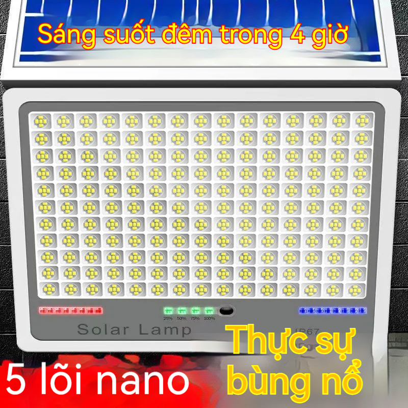 Đèn năng lượng mặt trời 2000W Đèn LED chống chói cao cấp IP67 Chống thấm nước Studio chiếu sáng mở r