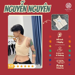 Áo Nịt Ngực Tròng Cổ Tomboy Gen Thun Viền Nhỏ Không Gài Thể Thao Tập Gym Nữ Ba Lỗ Thun Trơn Cotton Bigsize Nguyễn Nguyên