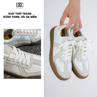 Giày sneaker trắng nam thoáng khi Độc menswear đế cao chống trơn trượt phù hợp đi làm đi chơi Hàn Quốc - G138