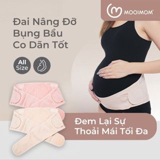 Đai Đỡ Bụng Bầu Co Giãn Tốt, Hỗ Trợ Thai Sản MOOIMOM-Giảm Đau Lưng, Giúp Mẹ Bầu Cảm Thấy Thoải Mái