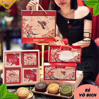 Hộp Đựng Bánh Trung Thu Bách Hợp/ Bạch Dương/ Lân Vũ Queen Pack Loại 2 Và 4 Bánh Dùng Biếu Tặng Cao Cấp