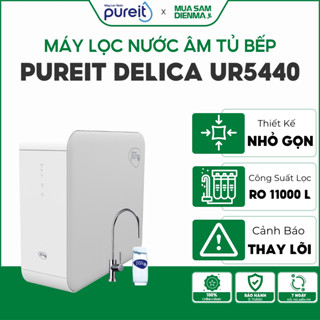 Máy Lọc Nước Tinh Khiết - Âm Tủ Bếp Cho Không Gian Bếp Pureit Delica UR5440 - Hàng Chính Hãng