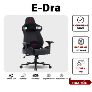 Ghế Gaming EDRA EGC235 - Throw (Black) Kê tay 4D, Trụ thủy lực Class 4, Khung Hợp Kim Thép