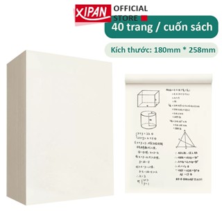  400 tờ Giấy nháp bản thảo size B5 Giấy Ghi Chú 40 trang không bìa dành cho học sinh chuyên dùng thi giấy tính toán 