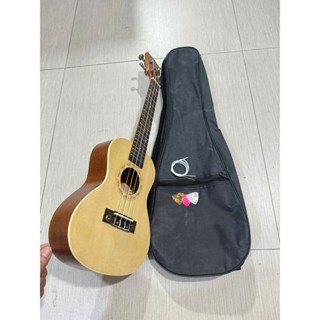 Đàn ukulele concert gỗ giá rẻ size 23 (tặng bao đàn, phím gãy, 1 bộ dây)