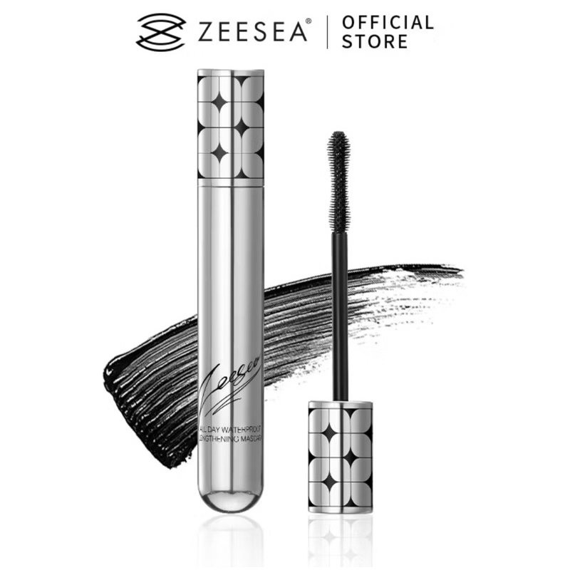 Combo 2 mascara zeesea chính hãng kháng nước lâu trôi 36h chống nhoè chuốt mi cong vút và dài hơn