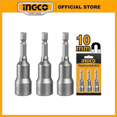 Bộ 3 mũi từ bắn tôn Ingco AMN1031 10x65mm có nam châm