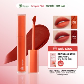 [Phiên Bản Mới] Son Kem Nhung Lì Không Silicone Cỏ Mềm Màu Đep Phù Hợp Cho Môi Nhạy Cảm 5g