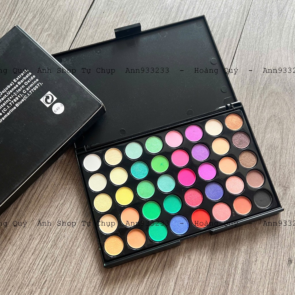 Bảng bột dặm Ombre 40 màu, Cọ dặm ombre, Bột dặm Ombre Nail - Ann933233