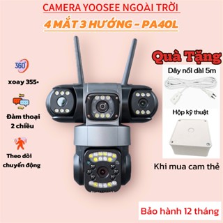 (MẪU MỚI)Camera Yoosee 3 Mắt Máy Bay Độc Lập PA40L/W950/F56 Quan Sát Toàn Cảnh-Bảo Hành 12 Tháng