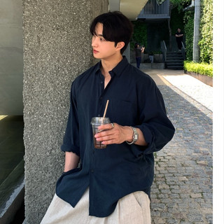 Áo Sơ Mi Nam Dài Tay Form Rộng Vải Đũi Linen Mát Mẻ, Thiết Kế Basic Hàn Quốc Dễ Phối Đồ Thời Trang 2025 HALLEY A28