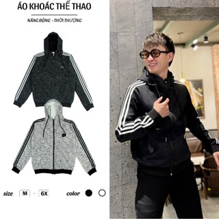 (Logo Thêu) Áo Khoác Thể Thao Unisex Thiết Kế 3 Sọc Boy Phố Vải UMI Cao Cấp Chống Nắng Mùa Hè  003