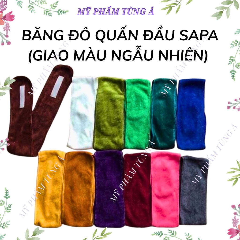 Băng đô quấn đầu chuyên dụng Spa – Thấm Hút Tốt, Mềm Mại (Màu ngẫu Nhiên)-TÙNG Á