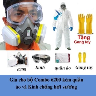 TRỌN BỘ MẶT NẠ PHÒNG ĐỘC VÀ HÓA CHẤT  6800