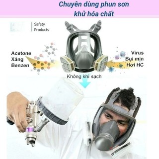 TRỌN BỘ MẶT NẠ PHÒNG ĐỘC VÀ HÓA CHẤT  6800