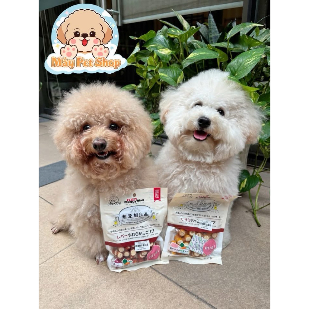 Thịt và Gan Gà Cuộn Bánh Rau Củ Doggyman 90g