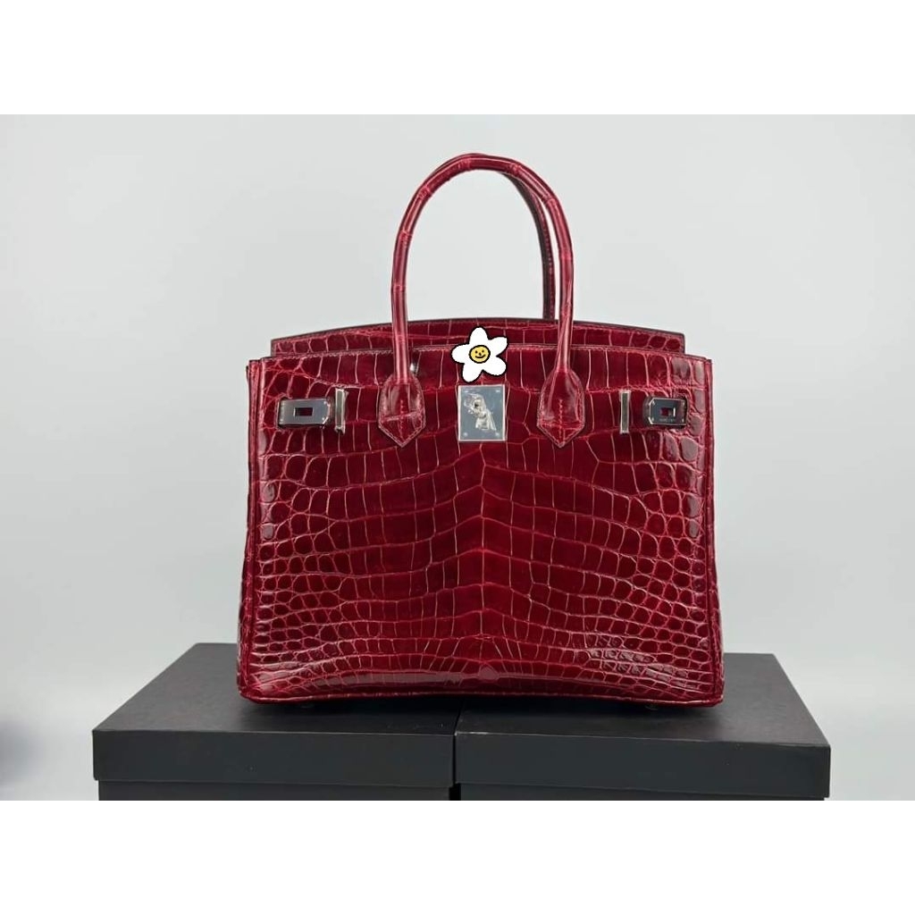 Túi xách HM Birkin da cá sấu pháp (chế tác thủ công)