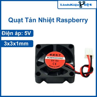 Quạt tản nhiệt Raspberry 3010 5V kích thước 3x3x1cm