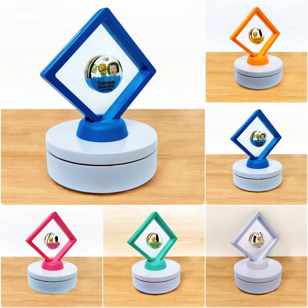 Hộp Đựng Lưu Cuống Rốn Cho Bé - Có Con giáp và in Thông Tin Bé