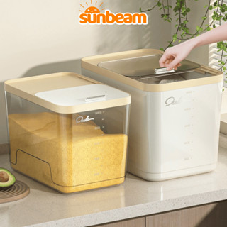 Thùng Đựng Gạo 5-10-20 Kg SUNBEAM Có Nắp Trượt Thông Minh, Hũ Gạo Chống Ẩm, Chống Côn Trùng