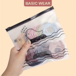 Túi 100 Chun Cột Tóc, set 100 Chun Buộc Tóc Túi Zip