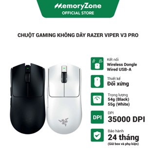 Chuột Gaming Razer Viper V3 Pro Không Dây - Bảo hành 24 tháng