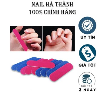  Dũa móng tay mini 2 mặt dụng cụ làm nail chuyên nghiệp tiện lợi 