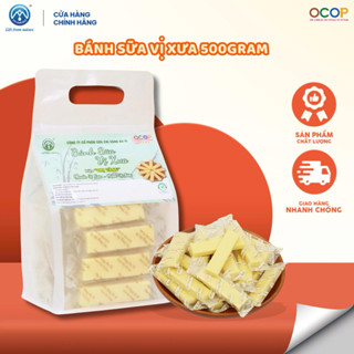 Bánh sữa ba vì vị xưa túi 500g chuẩn vị sữa đậm vị xưa SỮA CHỊ VÀNG OFFICIAL