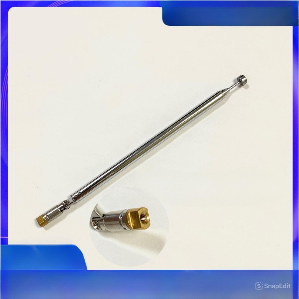 Ăng-ten đầu ren bắt vít chuyên FM anten kéo rút nhận tín hiệu đài radio cho cassette dàn nhạc âm tha