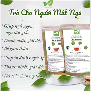 2 Túi Trà Cho Người Mất Ngủ-Trà Giúp Ngủ Ngon An Thần-Trà Đinh Lăng Lạc Tiên Tâm Sen Mộc An Đường Dùng Trong 1 Thán