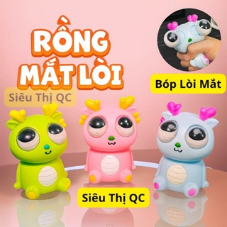 Thú Mắt Lồi Nắn Bóp Size To – Rồng Mắt Lồi Đồ Chơi Giảm Stress Squishy Dễ Thương, Gấu Bông Mềm Cho Bé Và Người Lớn