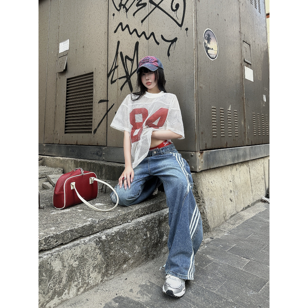 Áo Thun Lưới Nam Nữ The Bad God 84 Rising Form Boxy Áo Phông Unisex Local Brand | BigBuy360 - bigbuy360.vn