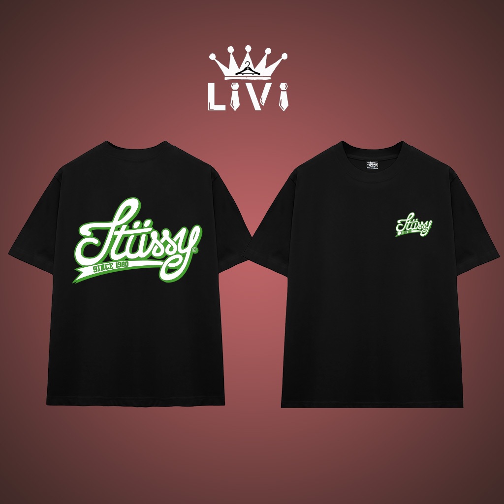 Áo Thun Streetwear Stu EverGreen Cotton Cao Cấp Form Rộng - LiVi Tee
