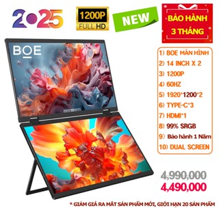 [NEW] BOE Màn hình đôi di động Dual portable screen chính hãng - 14 inch